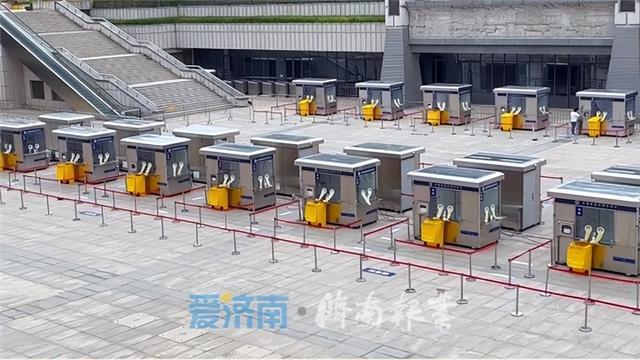 濟南西站設48個獨立封閉式核酸采樣亭